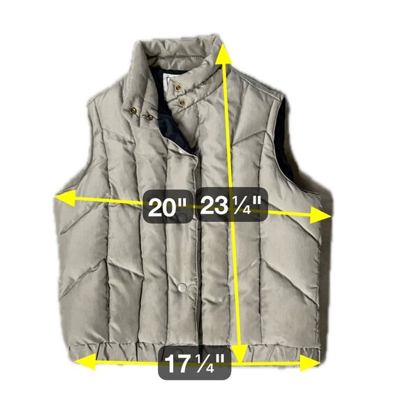 Vintage Woolrich Womens Medium Down Quilted Puffer Vest Jacket Coat USA 1970s - Picture 10 of 10